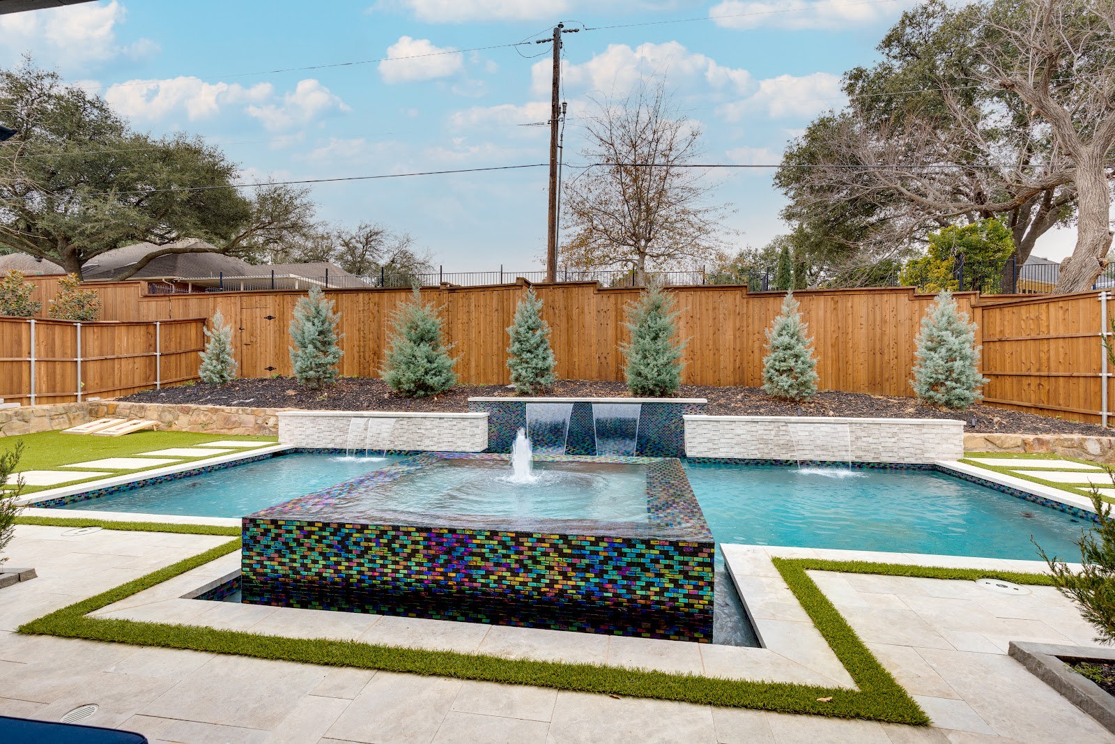 Luxury Pool & Fire Feature Oasis — Midland